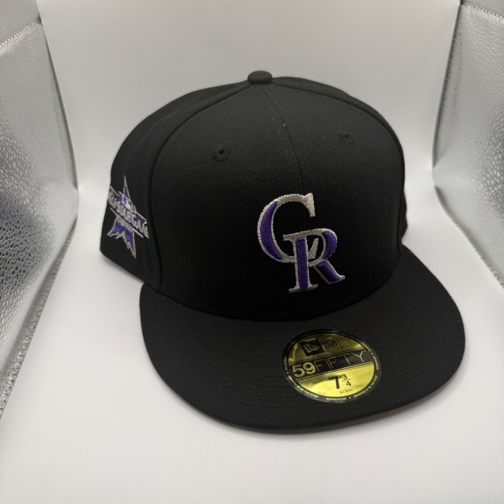 Colorado Rockies New Era 59Fifty 2021 All-Star Game Black‎ Fitted Hat 7 3/4